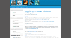 Desktop Screenshot of icem.ro